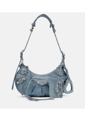 Balenciaga Le Cagole Small denim shoulder bag