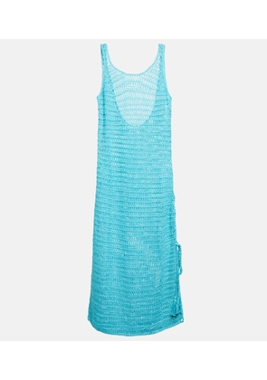 Anna Kosturova Athena crochet cotton midi dress
