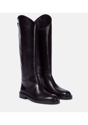 Jil Sander Leather riding boots