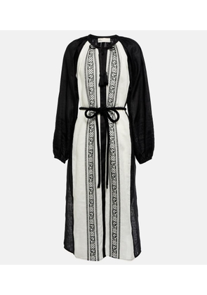 Tory Burch Embroidered linen kaftan