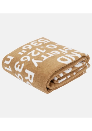 Burberry Location cotton jacquard towel