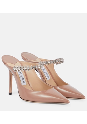 Jimmy Choo Bing 100 patent leather mules