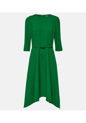 Oscar de la Renta Wool-blend midi dress