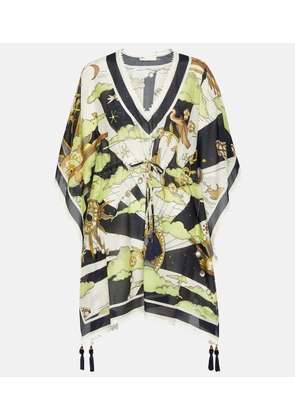Tory Burch Printed cotton and silk minidress