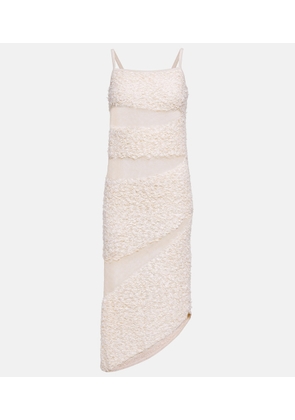 Dion Lee Paneled linen-blend gown