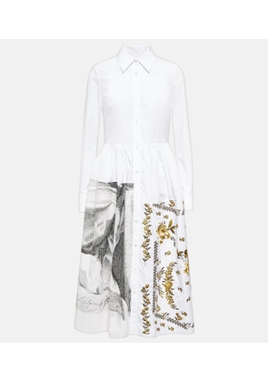 Erdem Sutton printed cotton shirt dress