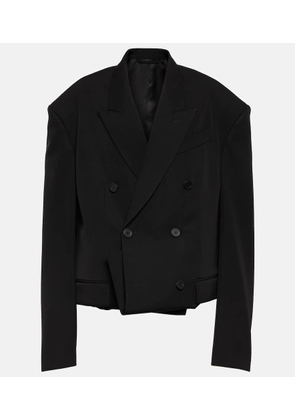 Balenciaga Folded wool jacket
