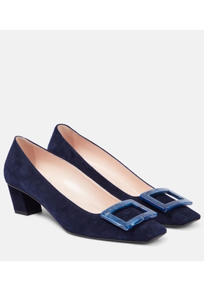 Roger Vivier Belle Vivier 45 suede pumps