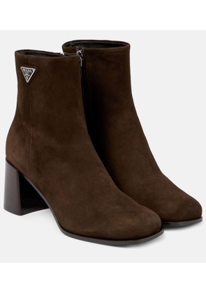 Prada Suede ankle boots