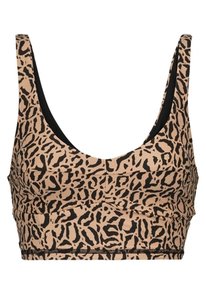 The Upside Candice leopard-print sports bra