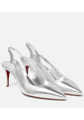Christian Louboutin Leather slingback pumps