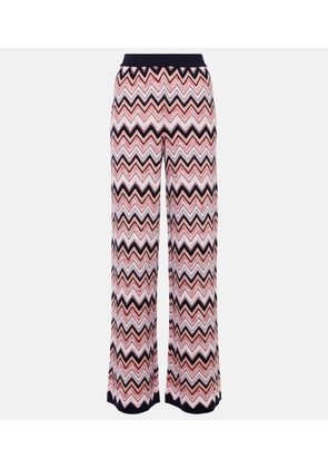 Missoni Zig Zag high-rise wide-leg pants