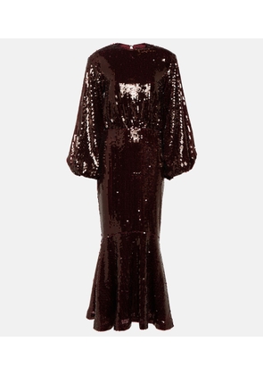 Rotate Sequined maxi dress