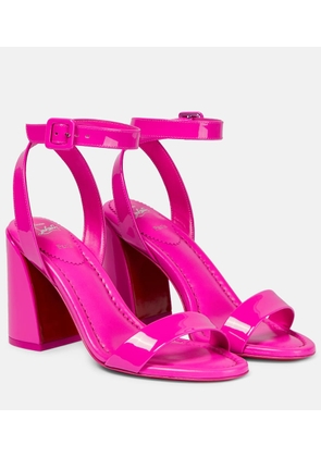 Christian Louboutin Miss Sabina 85 patent leather sandals