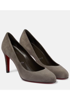 Christian Louboutin Pumppie 85 suede pumps