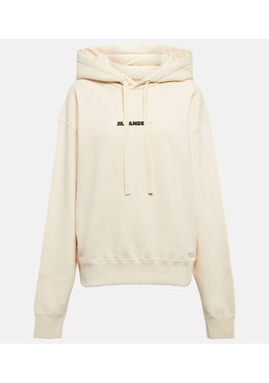 Jil Sander Logo cotton jersey hoodie