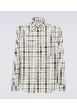 Bottega Veneta Checked cotton shirt
