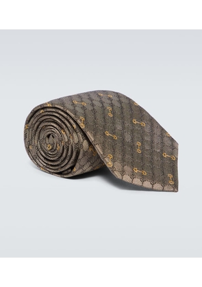 Gucci GG silk jacquard tie
