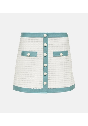 Adriana Degreas Jacquard miniskirt