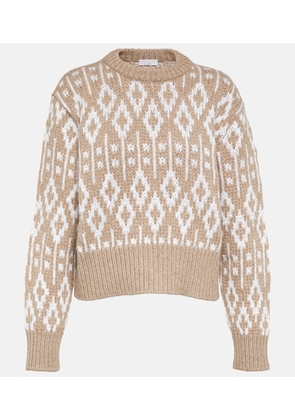Brunello Cucinelli Jacquard cashmere sweater