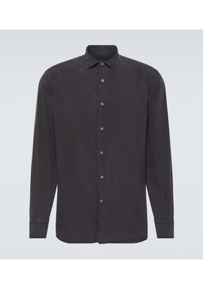 Zegna Silk Oxford shirt