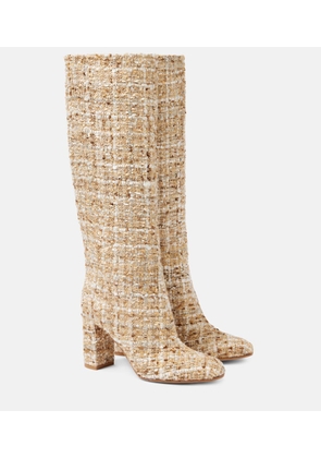 Gianvito Rossi Boucle knee-high boots