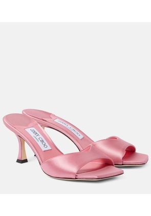 Jimmy Choo Skye 70 satin mules