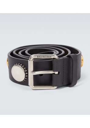 Balenciaga Embellished leather belt