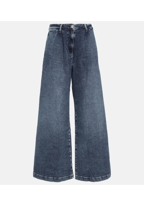AG Jeans Stella high-rise wide-leg jeans