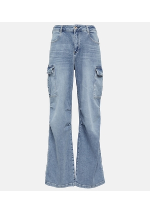 AG Jeans High-rise wide-leg cargo jeans