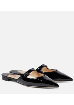 Manolo Blahnik Camparimu patent leather mules