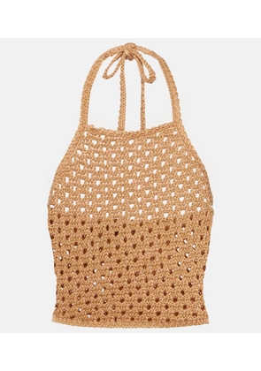 Etro Crochet cotton top