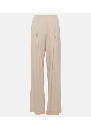 Fforme Faye high-rise wool wide-leg pants