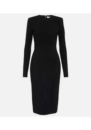 Victoria Beckham Wool crepe midi dress