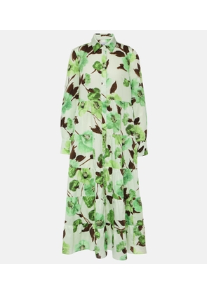 Erdem Floral cotton shirt dress