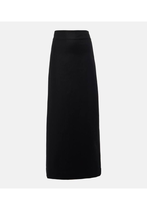 Adriana Degreas Cotton-blend maxi skirt