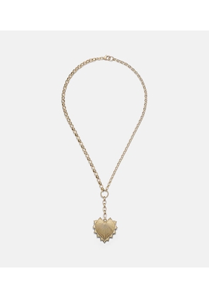 FoundRae Oversized Love Token 18kt gold chain necklace