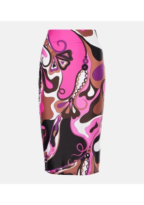 Pucci Orchidee pencil skirt