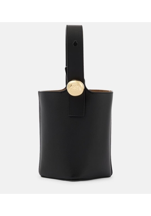 Loewe Pebble Mini leather bucket bag