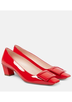 Roger Vivier Belle Vivier 45 patent leather slingback pumps