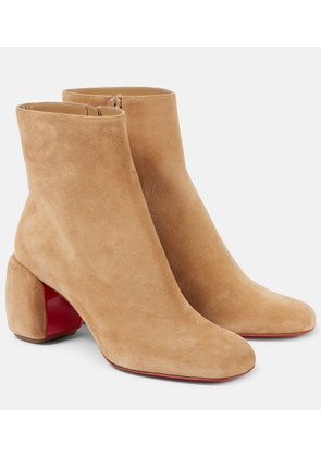 Christian Louboutin Minny Booty 70 suede ankle boots
