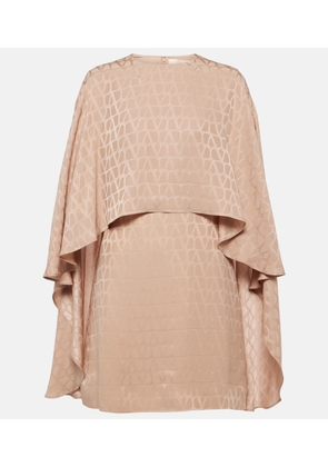 Valentino Toile Iconographe silk jacquard minidress