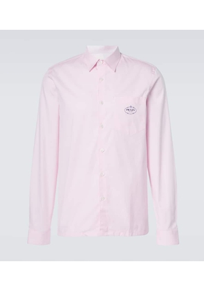 Prada Logo cotton Oxford shirt