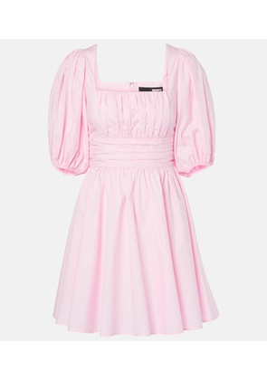 Rotate Puff-sleeve cotton minidress