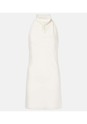 Rotate Halterneck satin minidress