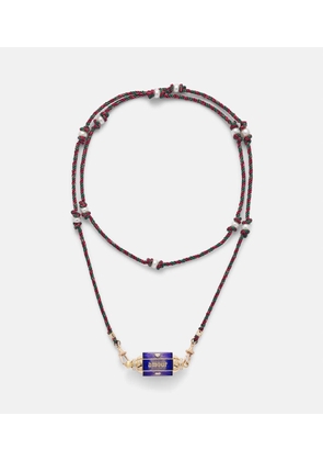 Marie Lichtenberg Amour Toujours 18kt gold locket with diamonds