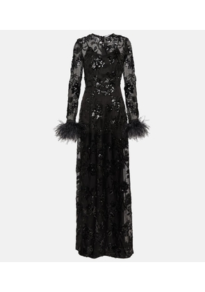 Erdem Malvina embellished silk gown