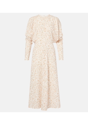 Victoria Beckham Dolman printed midi dress