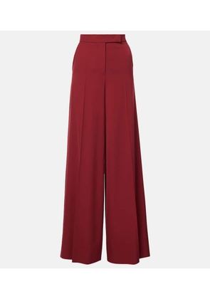 Max Mara Ninfa virgin wool gabardine palazzo pants