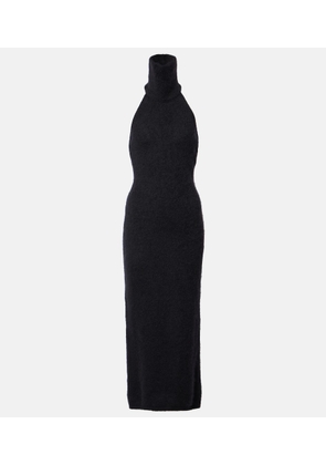 Magda Butrym Halterneck mohair-blend maxi dress